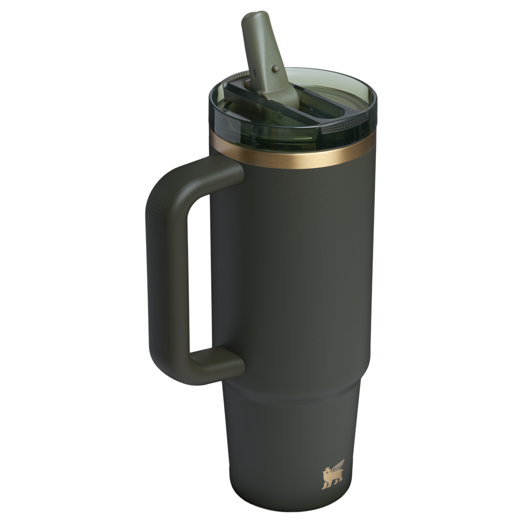 Insulated Travel The Quencher H2.0 Flowstate Tumbler D051L - 40oz Large Capacity Car-Cup Friendly Quencher Detail