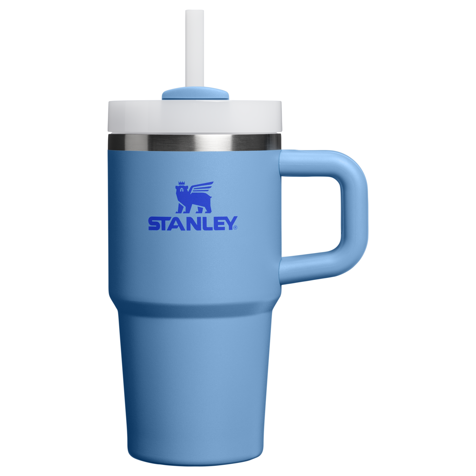Double-Wall Vacuum The Quencher H2.O Flowstate Tumbler | Stanley Create D274S - Premium Stainless Steel Straw Cup for All-Day Hydration - Blue Sky