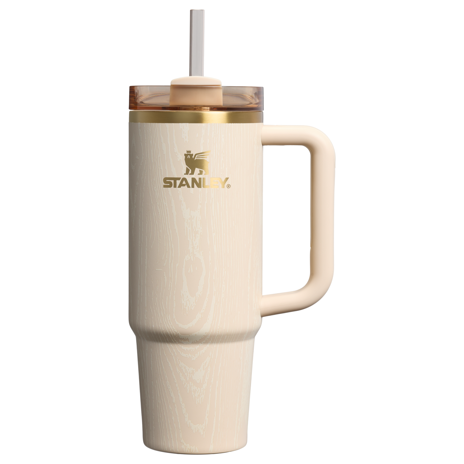 Large Capacity The Cheers & Cheer Quencher H2.0 Flowstate Tumbler D189S - Premium Stainless Steel Straw Cup for All-Day Hydration - Birch Woodgrain