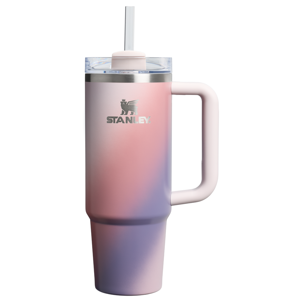 Insulated Travel The Quencher H2.0 Flowstate Tumbler D051L - 40oz Large Capacity Car-Cup Friendly Quencher - Dawn Spiral