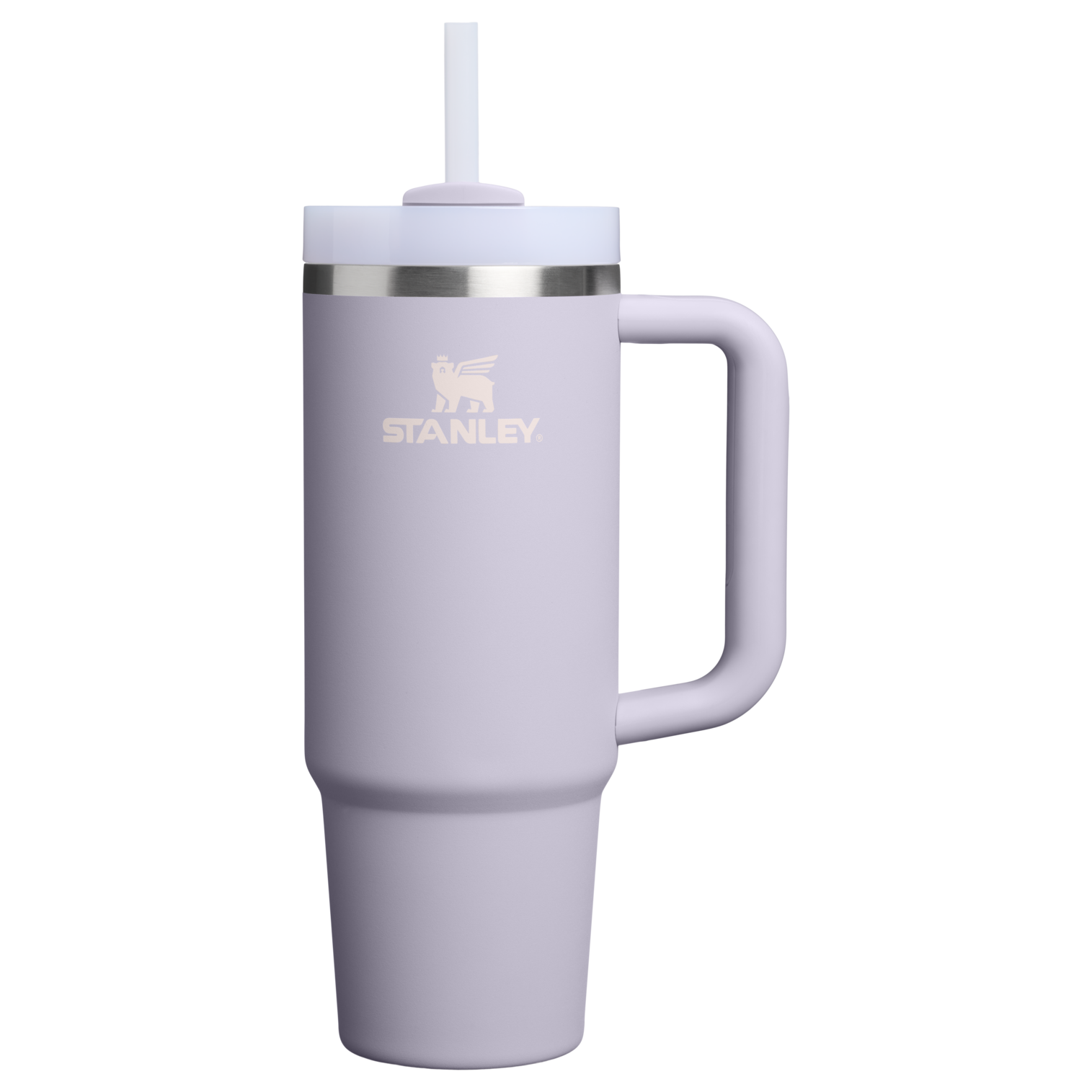 Car-Cup Friendly The Quencher H2.0 Flowstate Tumbler | Stanley Create D331C - Double-Wall Vacuum Insulated Travel Tumbler with Straw - Purple Dust