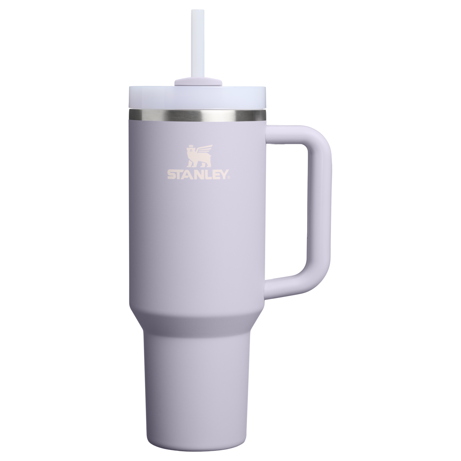 Large Capacity The Quencher H2.0 Flowstate Tumbler  | Stanley Create D332L - Double-Wall Vacuum Insulated Travel Tumbler with Straw - Purple Dust