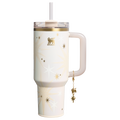 Double-Wall Vacuum The Quencher Luxe H2.0 Flowstate Tumbler D368A - 40oz Large Capacity Car-Cup Friendly Quencher - Starlight Shimmer