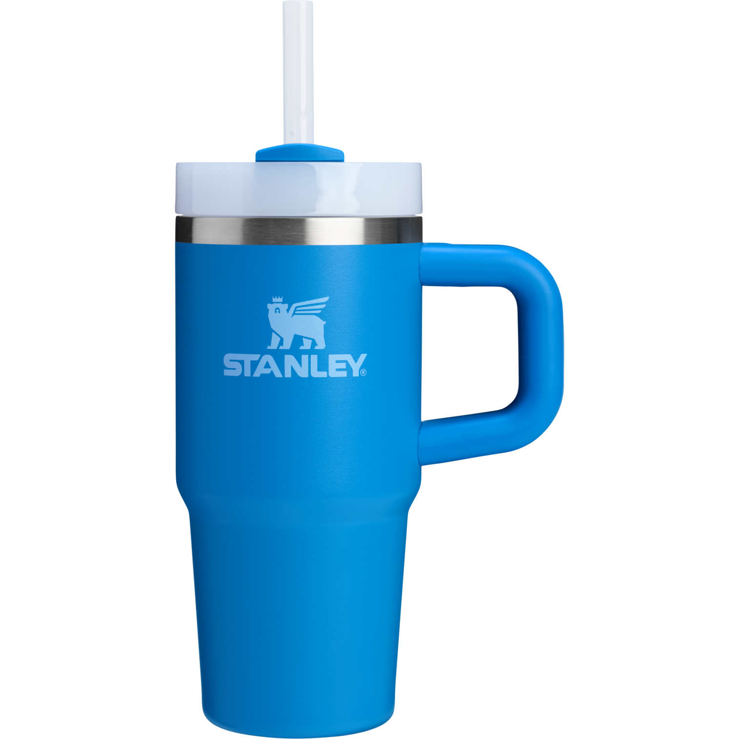 Insulated Travel The Quencher H2.O Flowstate Tumbler | Stanley Create D291F - Double-Wall Vacuum Insulated Travel Tumbler with Straw Detail
