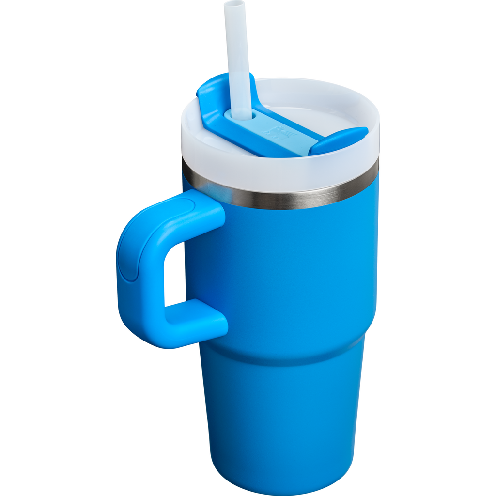 Car-Cup Friendly The Quencher H2.O Flowstate Tumbler with Handle | Stanley Create D309N - FlowState 3-Position Lid Insulated Travel Mug Detail