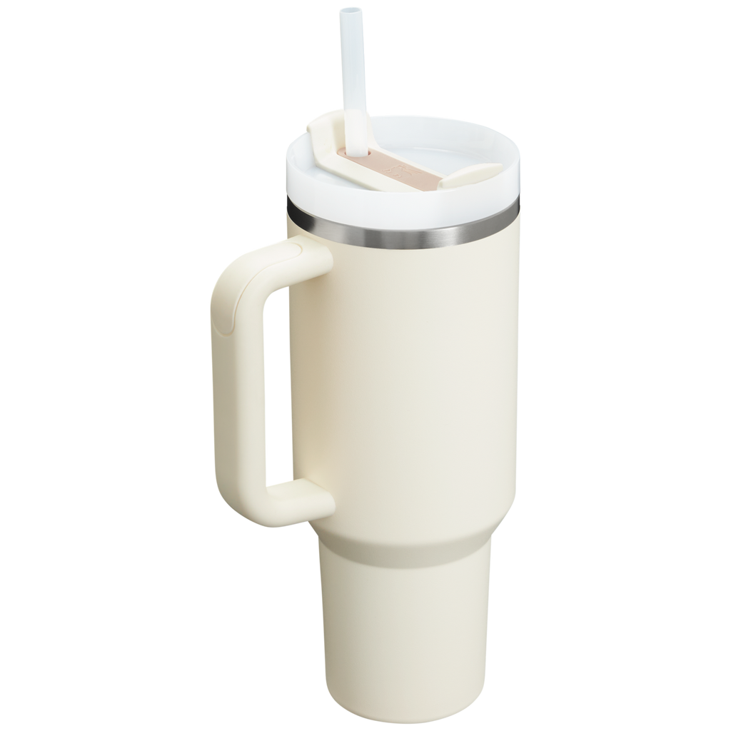 Large Capacity The Quencher H2.0 Flowstate Tumbler  | Stanley Create D332L - Double-Wall Vacuum Insulated Travel Tumbler with Straw Detail