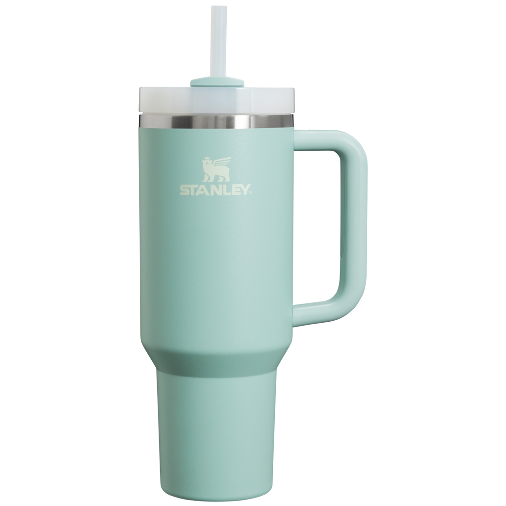 Large Capacity The Quencher H2.0 Flowstate Tumbler  | Stanley Create D332L - Double-Wall Vacuum Insulated Travel Tumbler with Straw Detail