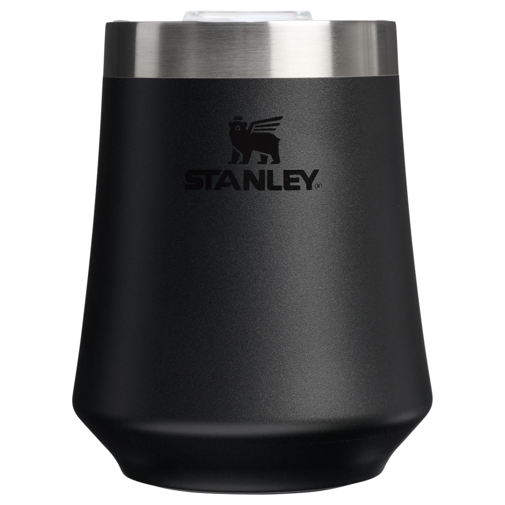 Elegant Stemless The Reserve Wine Tumbler | Stanley Create D302P - Reserve Collection Stainless Steel Whiskey Cup - Black 2.0