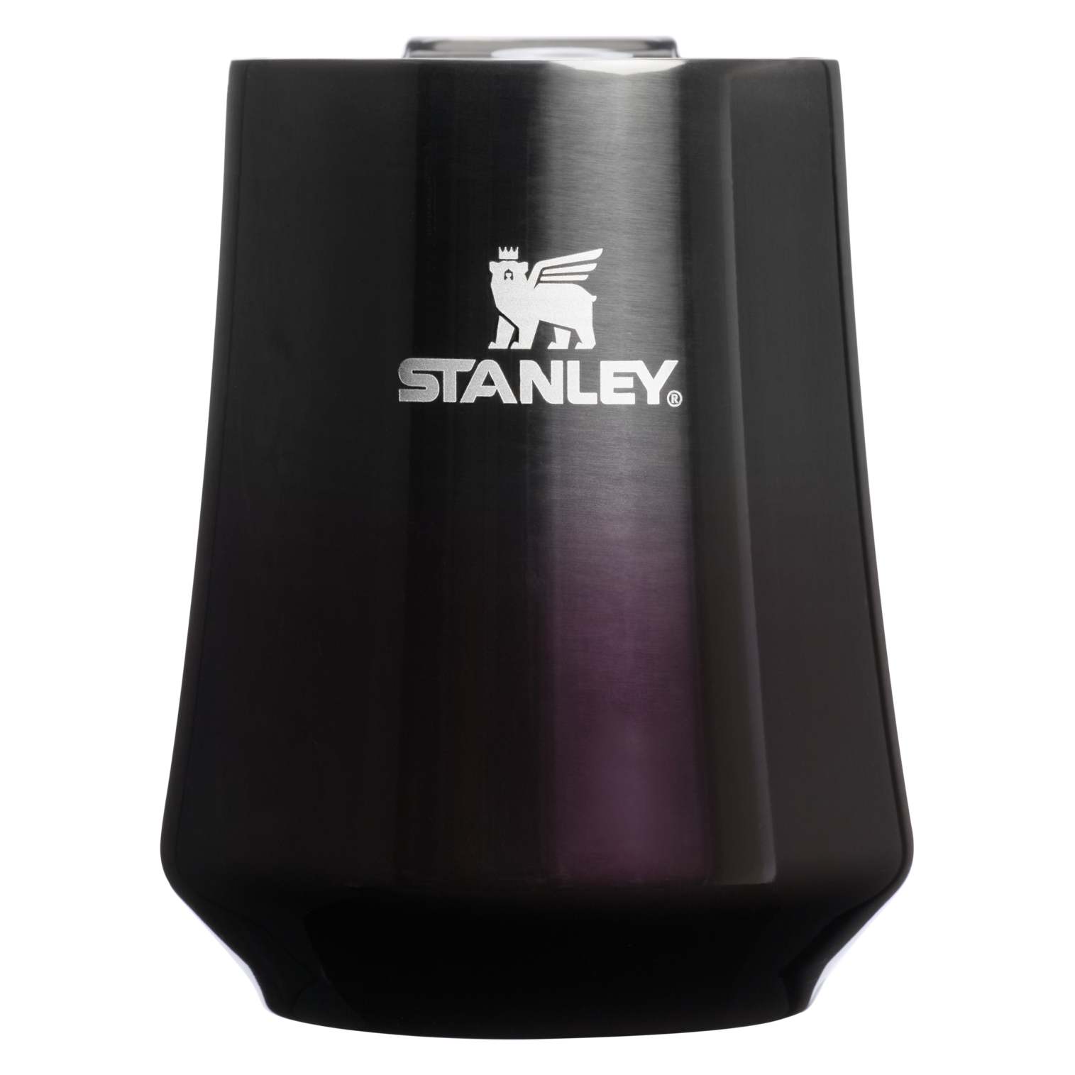Elegant Stemless The Halloween Reserve Wine Tumbler D161M - Elegant Stemless Vacuum Insulated Wine Tumbler - Purple Night Shine