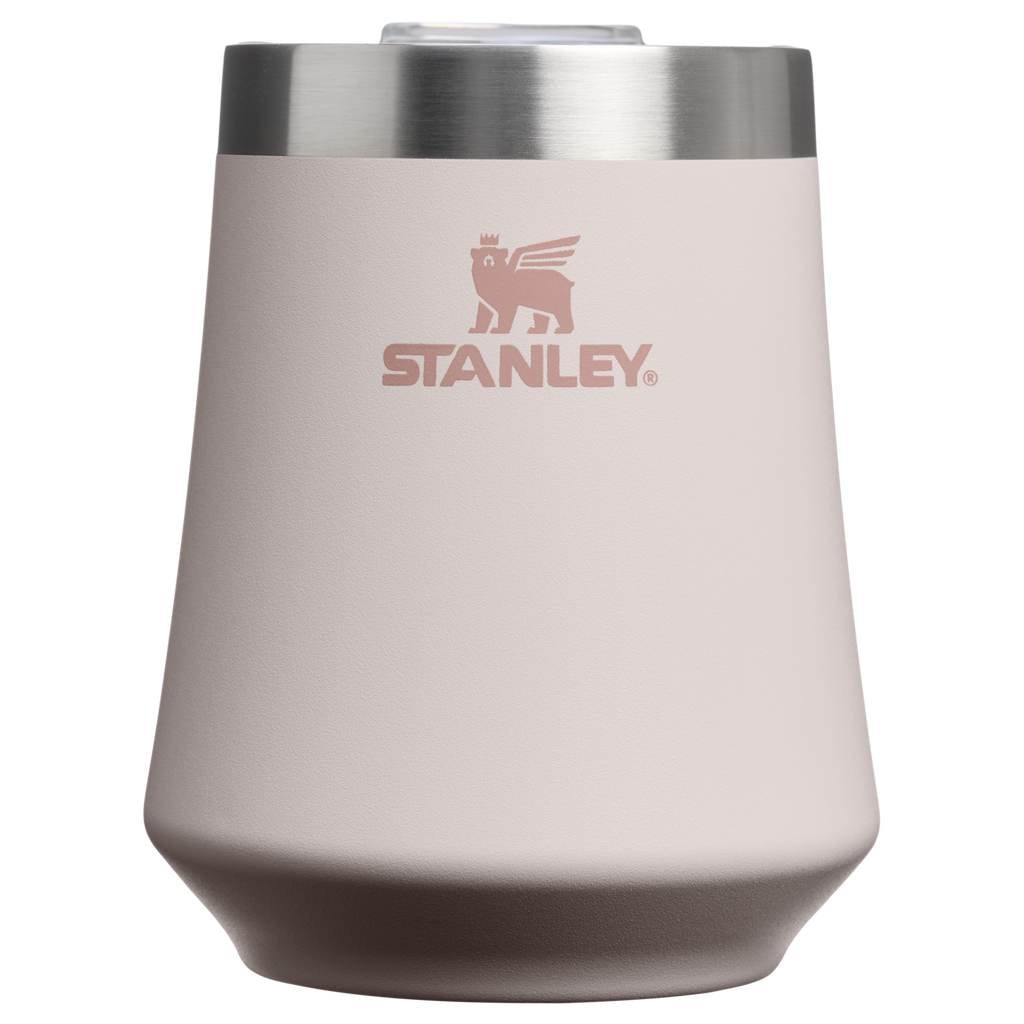 Elegant Stemless The Reserve Wine Tumbler | Stanley Create D302P - Reserve Collection Stainless Steel Whiskey Cup - Rose Quartz