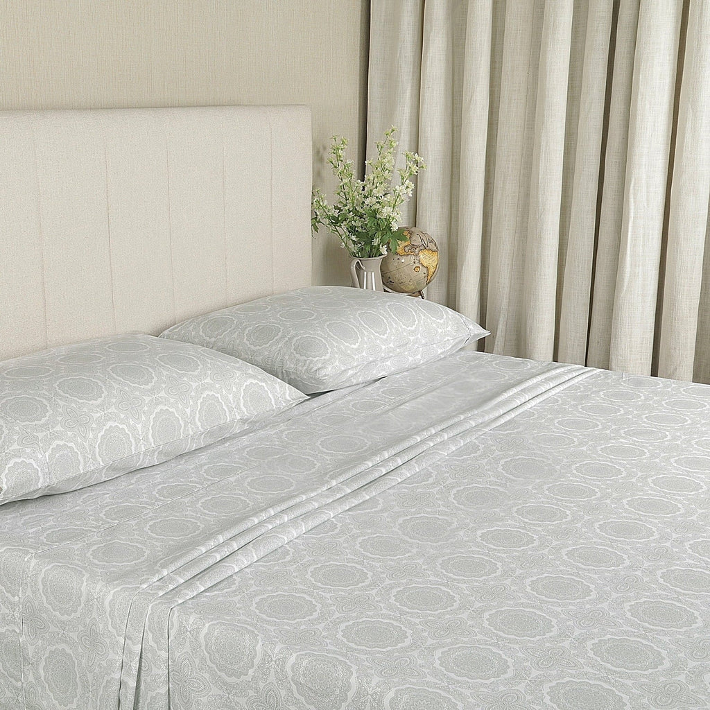 Breathable Luxury 100% Cotton Queen Sheets Set, 4 Piece Bed Sheets Set with HeiQ Fresh, Percale Weave, Hotel Luxury, Ultra Soft Sheets ... - Cooling Hotel Quality Bedding Sheets and Pillowcases - Default Title