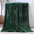 Decorative Knitted Fleece Throw Blanket for Couch, Soft Fluffy Sofa Bed Blanket with Vintage Pattern for All Season, Warm and Lightweigh... - Lightweight Plush Warm Blanket for All Seasons - Default Title
