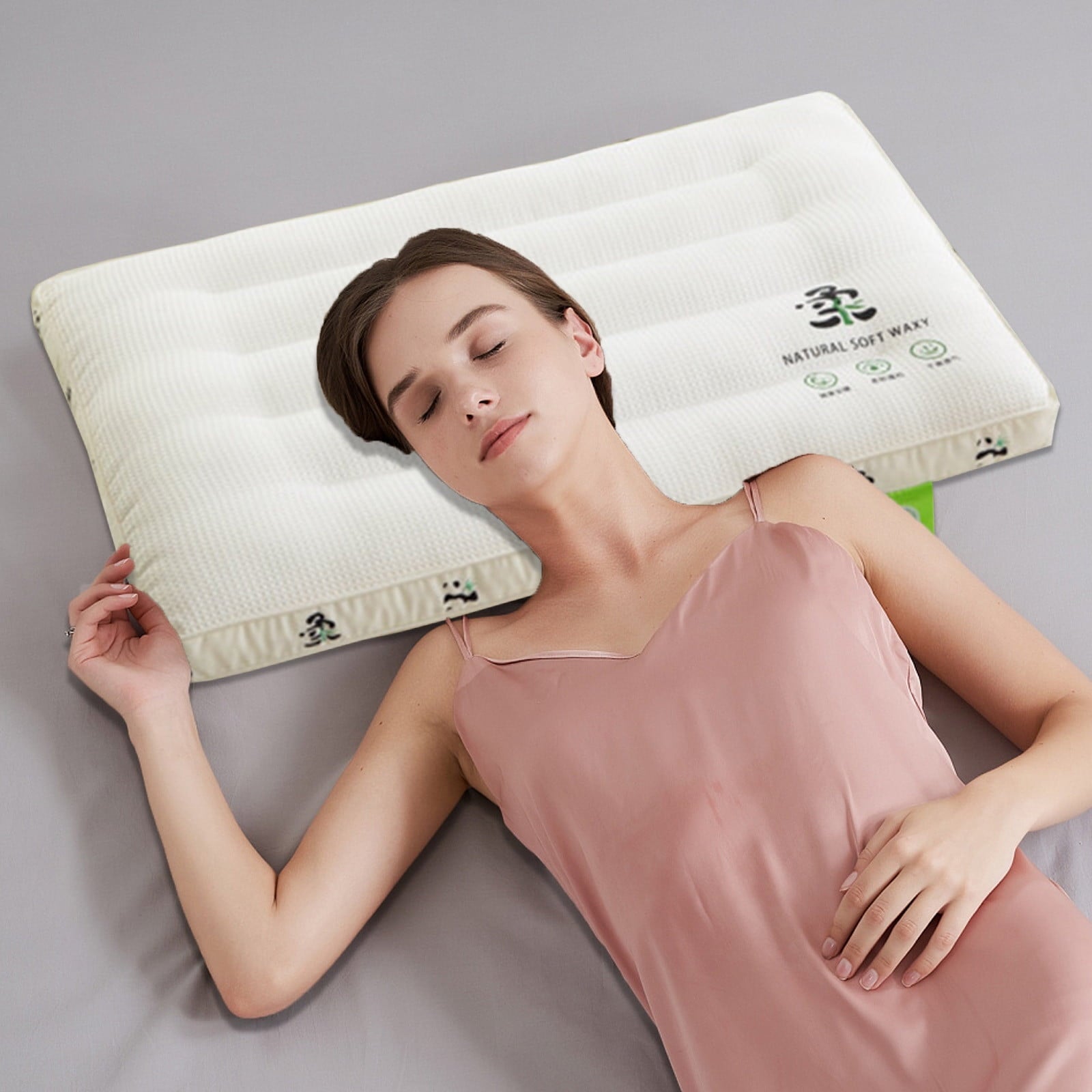Hotel Collection Ultra Thin Flat Pillows for Sleeping Standard Size, 2.5 Inch Slim Flat Pillow for Stomach, Back or Side Sleepers, Ext... - Decorative Throw Pillow Cushion for Sofa & Bed - Default Title