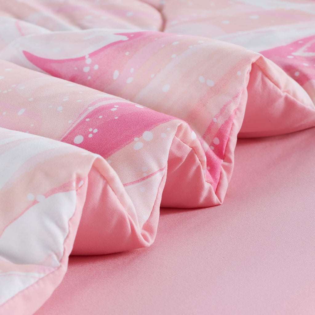 Heavyweight Warmth Kids Twin Bedding Comforter Set - 5 Pieces Super Cute & Soft Bedding Sets & Collections with Comforter, Sheet, Pillow... - Cloud-Like Soft Lightweight Bed Comforter Detail