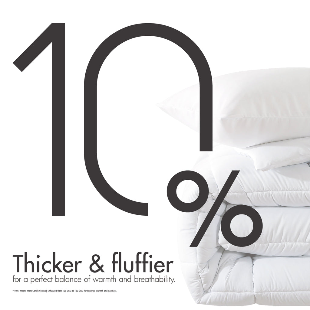 Heavyweight Warmth Queen Size 3-Piece All-Season Down Alternative Comforter Set Deep Black (Comforter and Pillowcase Bedding Set / bed i... - Luxurious Quilted Duvet Cover Set Detail