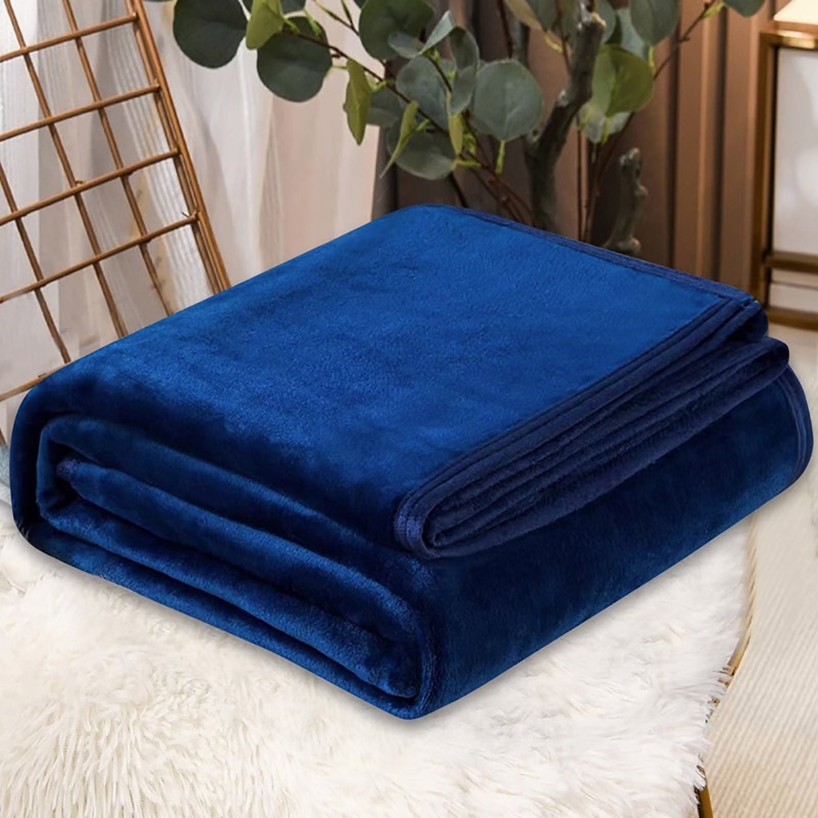 Decorative Knitted 28x39 Inch Soft Thick Gentle Cozy Throw for Couch Lightweight Warm Home Throw for Living Room Bedroom - Luxury Knitted Decorative Throw Blanket with Fringes Detail