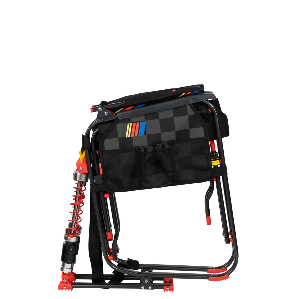 Patented Spring-Action Adjustable Rocker - NASCAR - Choice 899 - RoadTrip Rocker Smooth Motion Camp Chair Detail