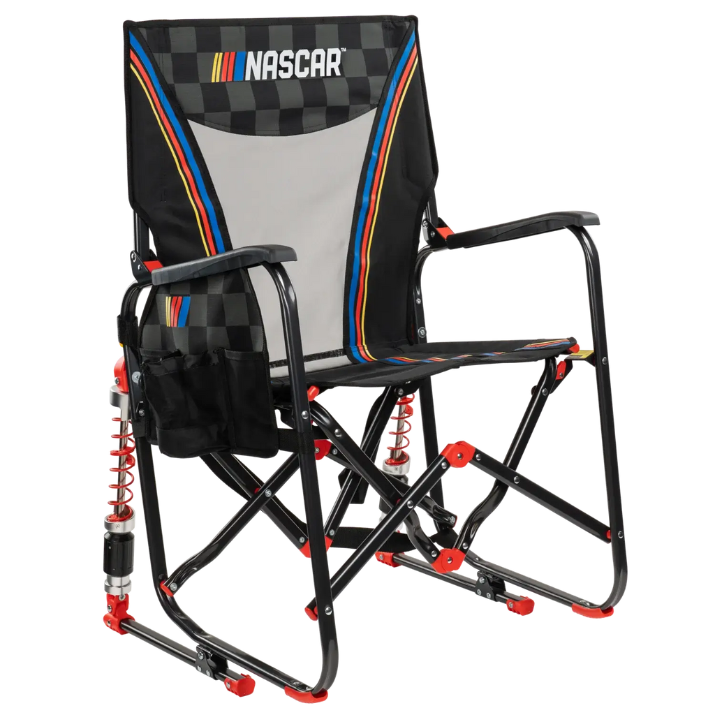 Patented Spring-Action Adjustable Rocker - NASCAR - Choice 899 - RoadTrip Rocker Smooth Motion Camp Chair - Default Title