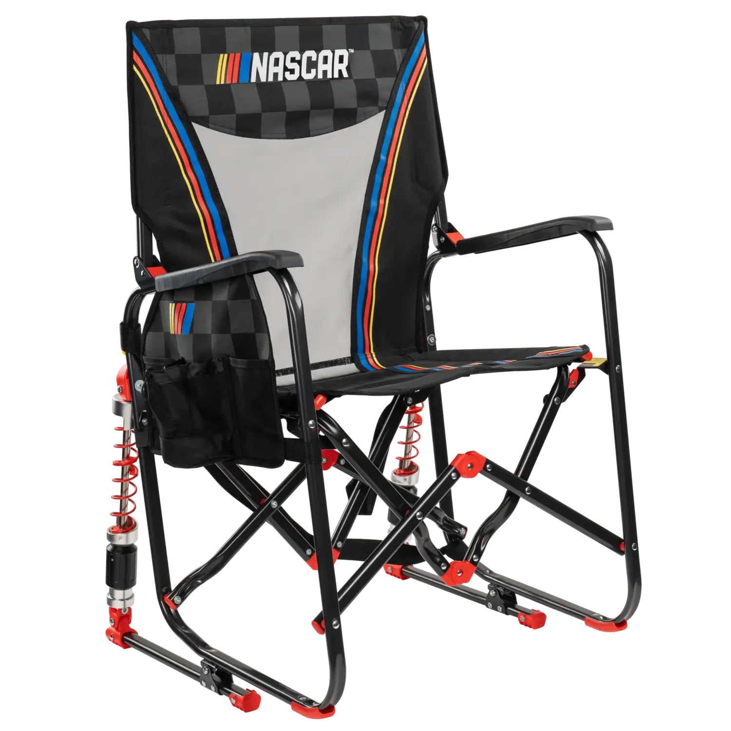 Patented Spring-Action Adjustable Rocker - NASCAR - Choice 899 - RoadTrip Rocker Smooth Motion Camp Chair - Default Title