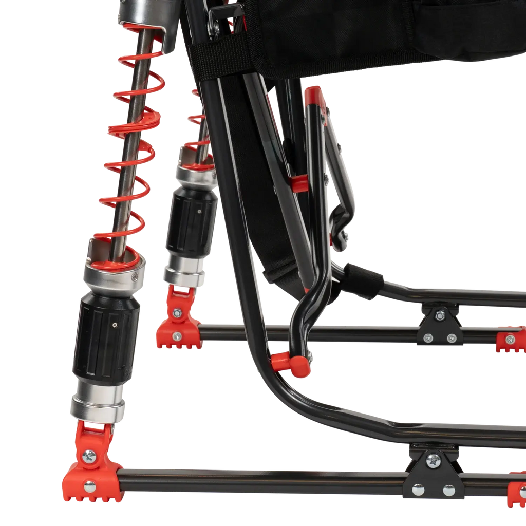 Patented Spring-Action Adjustable Rocker - NASCAR - Choice 899 - RoadTrip Rocker Smooth Motion Camp Chair Detail