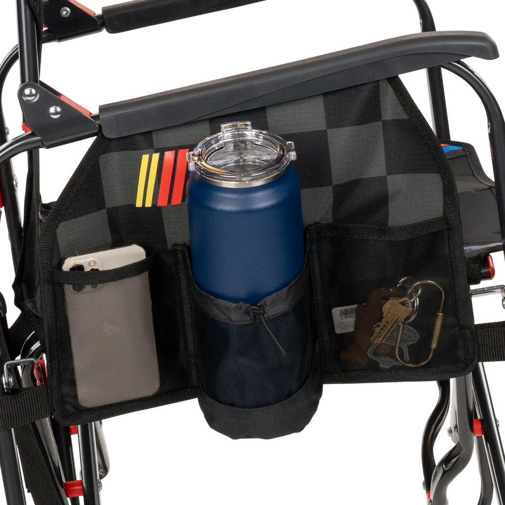 Patented Spring-Action Adjustable Rocker - NASCAR - Choice 899 - RoadTrip Rocker Smooth Motion Camp Chair Detail