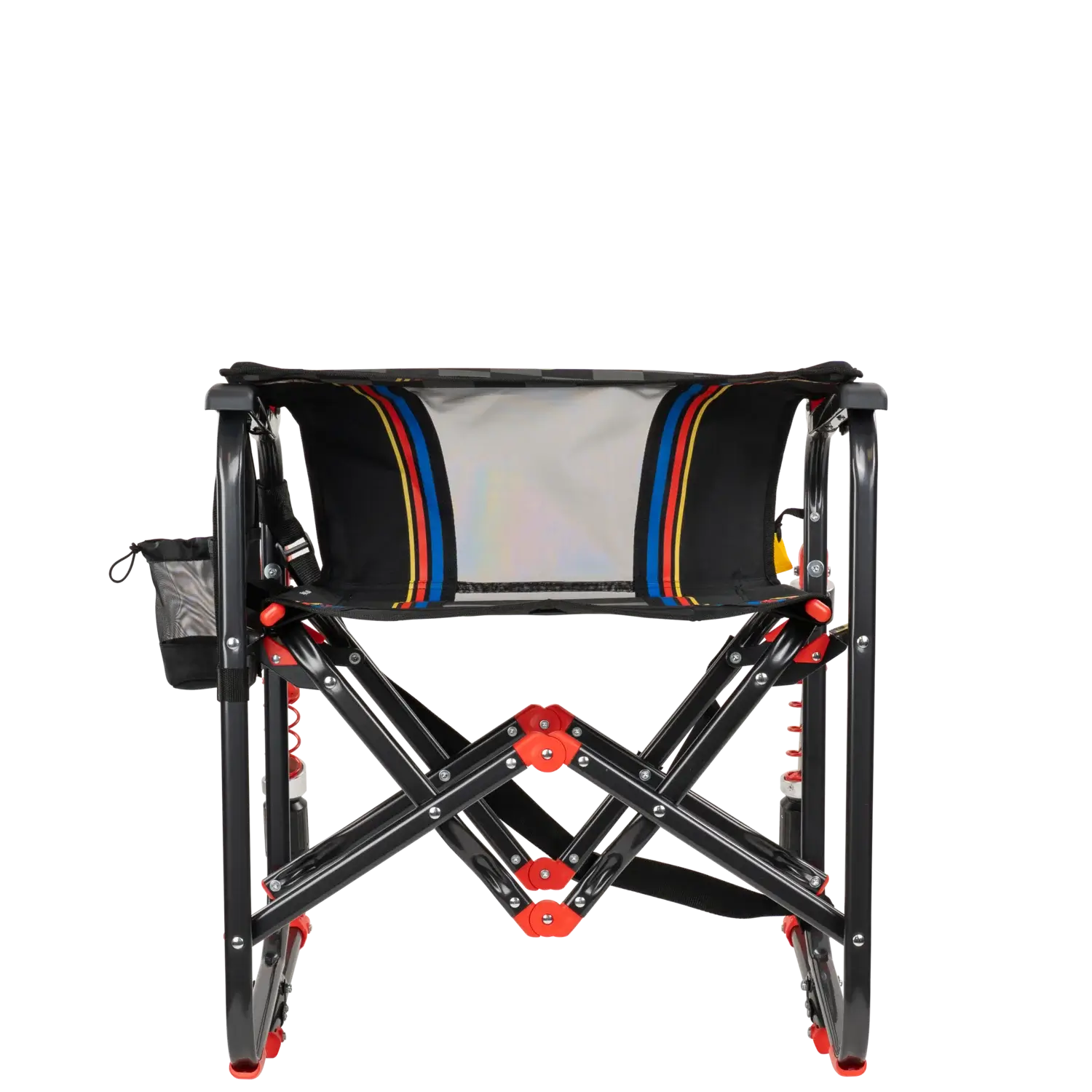 Patented Spring-Action Adjustable Rocker - NASCAR - Choice 899 - RoadTrip Rocker Smooth Motion Camp Chair Detail