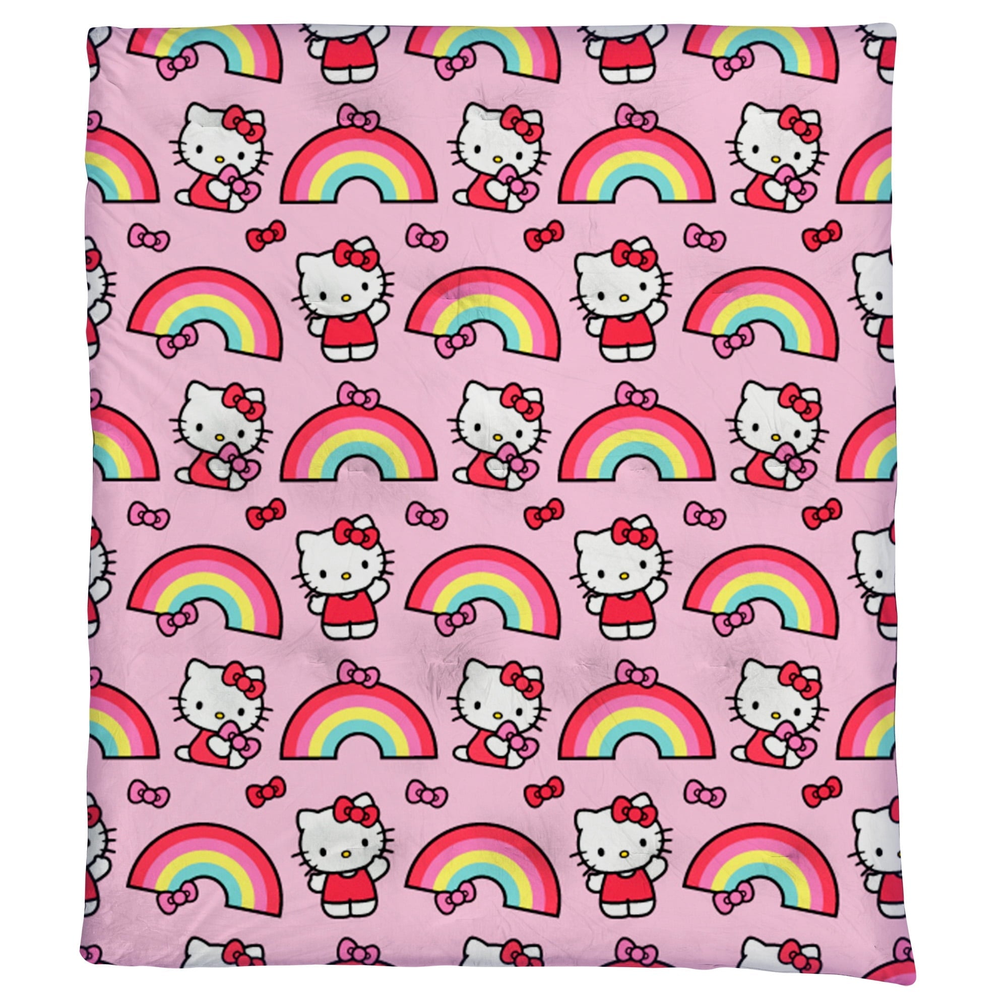 Reversible Sherpa Kids Squishy Cloud Throw Blanket, 46 x 60 inches - Cozy Fleece Throw Blanket for Couch & Bed Detail