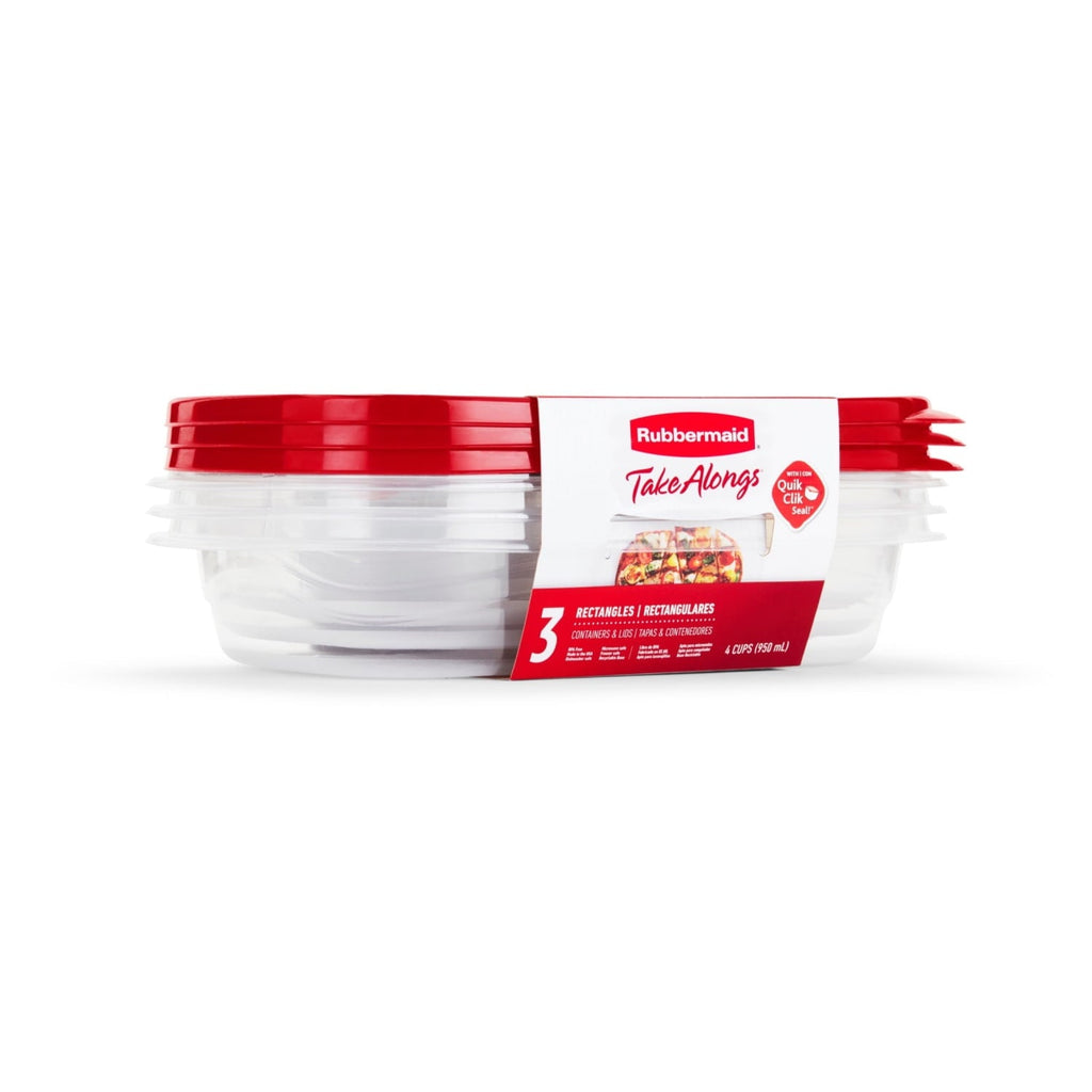 Fun Food Fidget 4.0-Cup Rectangle Food Storage Containers, Ruby Red, 3 pack - Playful Star & Heart Shaped Geometric NeeDoh Detail