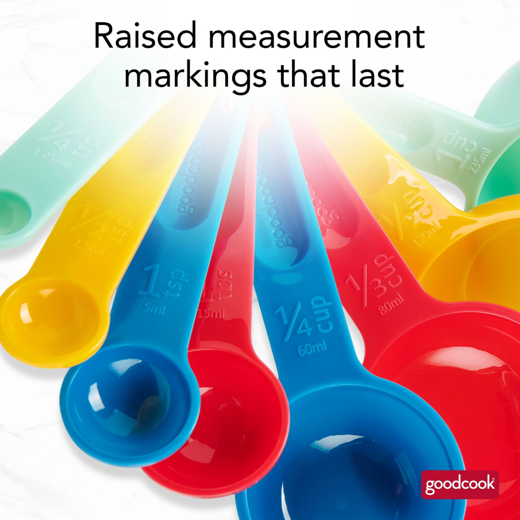 Innovative Measuring Cups And Spoons, Set Of 8 Nesting With Storage Ring - Kitchen Gadget Tool for Quick Food Prep Detail