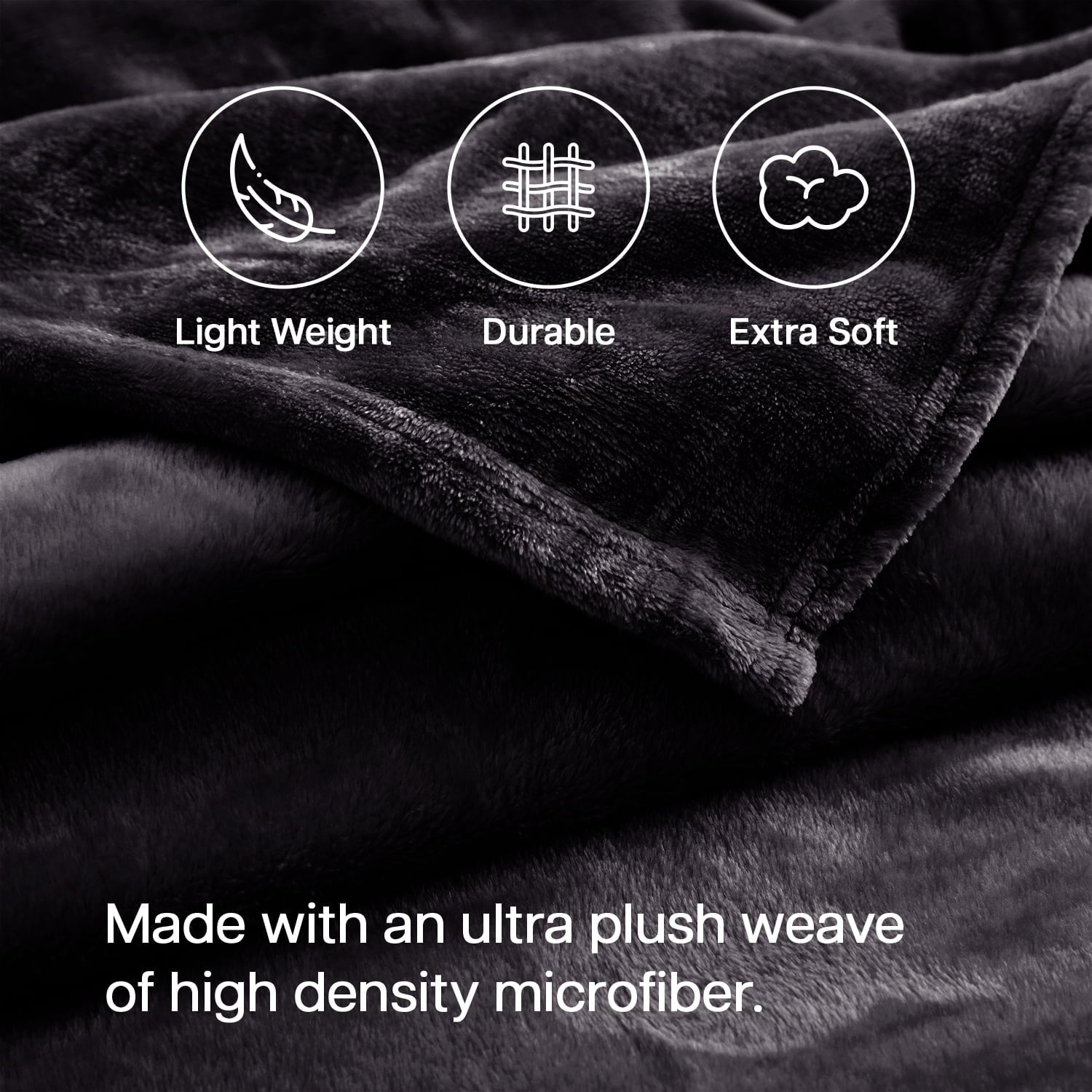 Cozy Fleece Microplush Fleece Blanket Cozy for Bed and Throw Cozy for Bed and Throw 310 GSM Soft Microfiber Lightweight Warm Fluf... - Super Soft Reversible Sherpa Flannel Blanket Detail