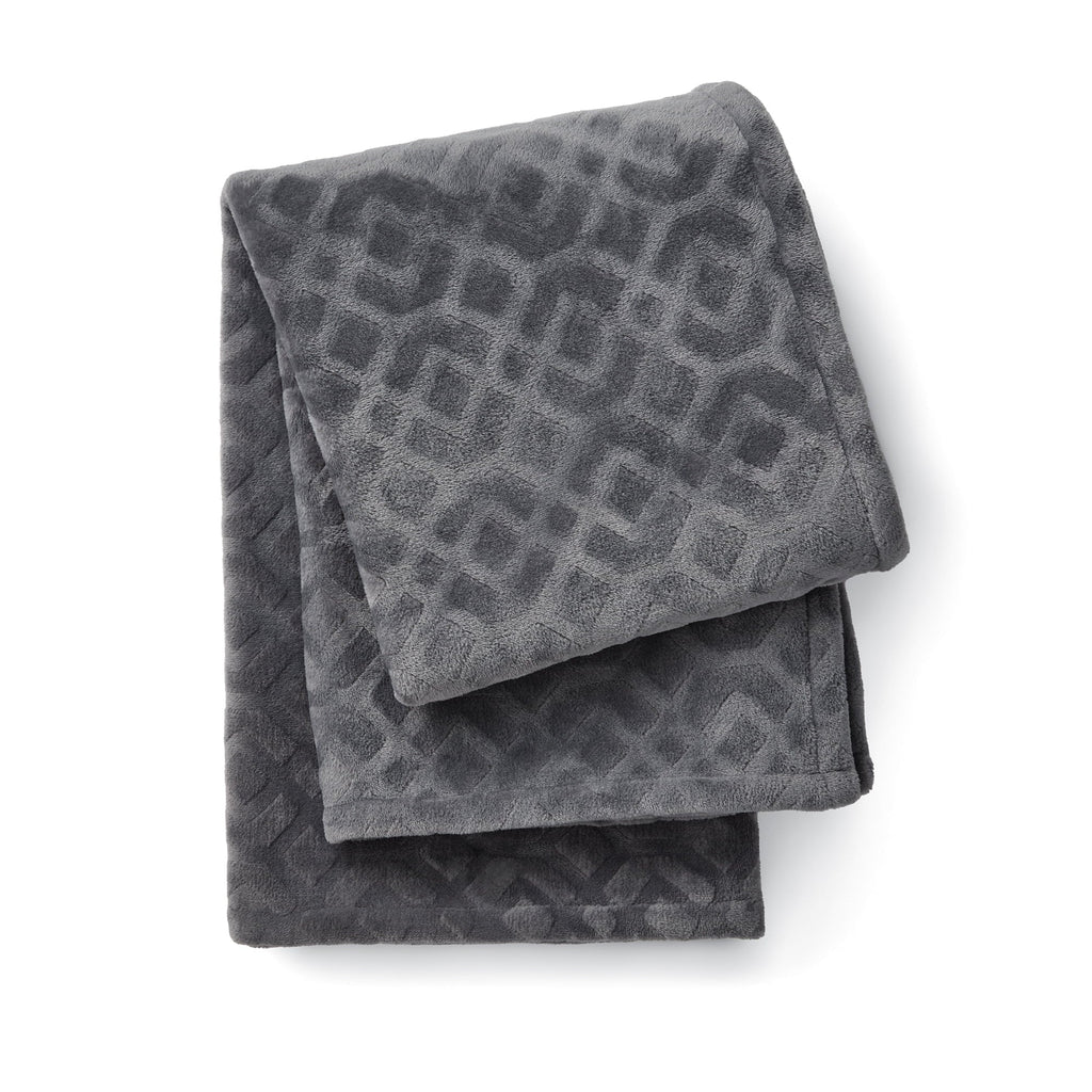 Hypoallergenic Cloud Rich Black 5 Piece Damask Stripe Comforter Set, King, Adult, Unisex - All-Season Down Alternative Comforter Insert Detail