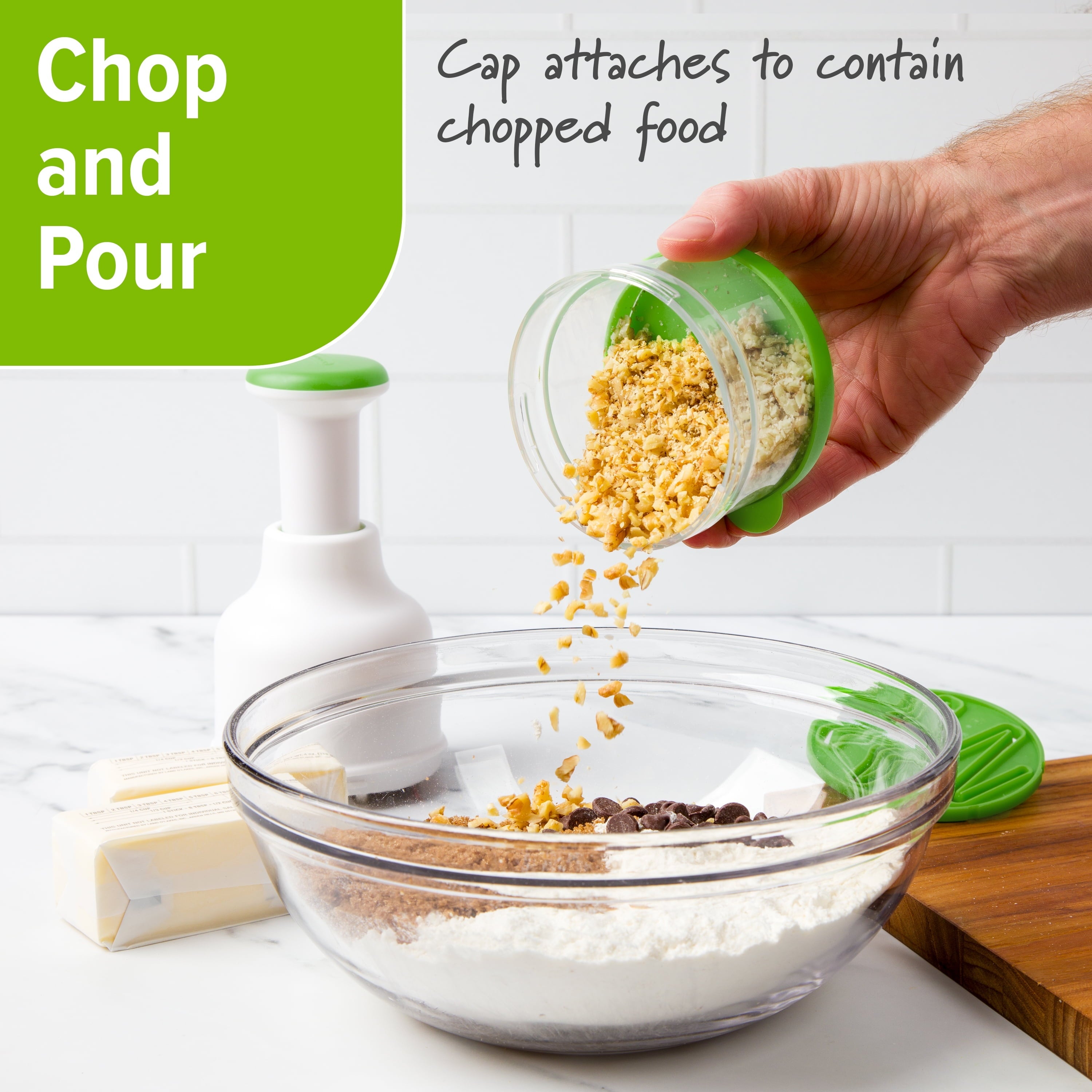 Ergonomic Manual Food Chopper - Multi-Functional Manual Food Chopper & Slicer Detail