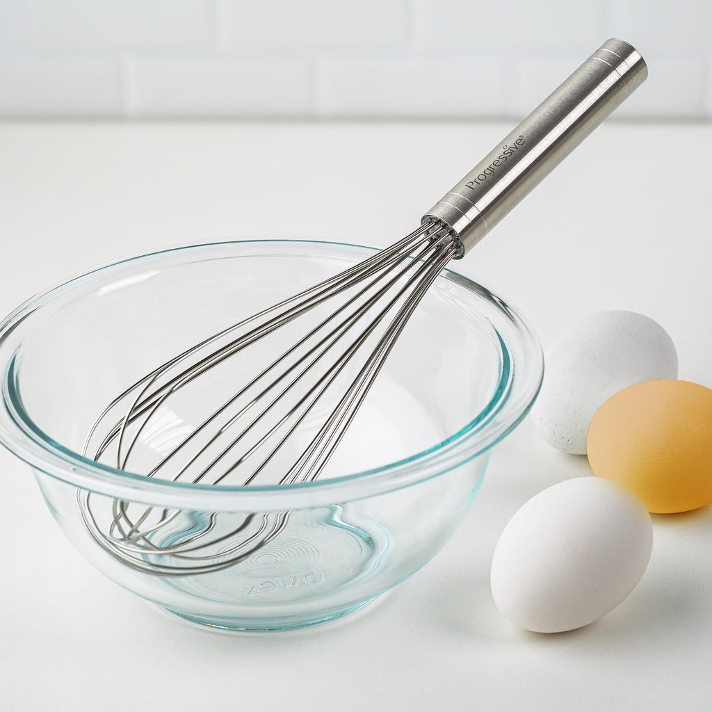 Innovative 10" Stainless Steel Balloon Whisk - Premium Stainless Steel Garlic Presser & Peeler Detail