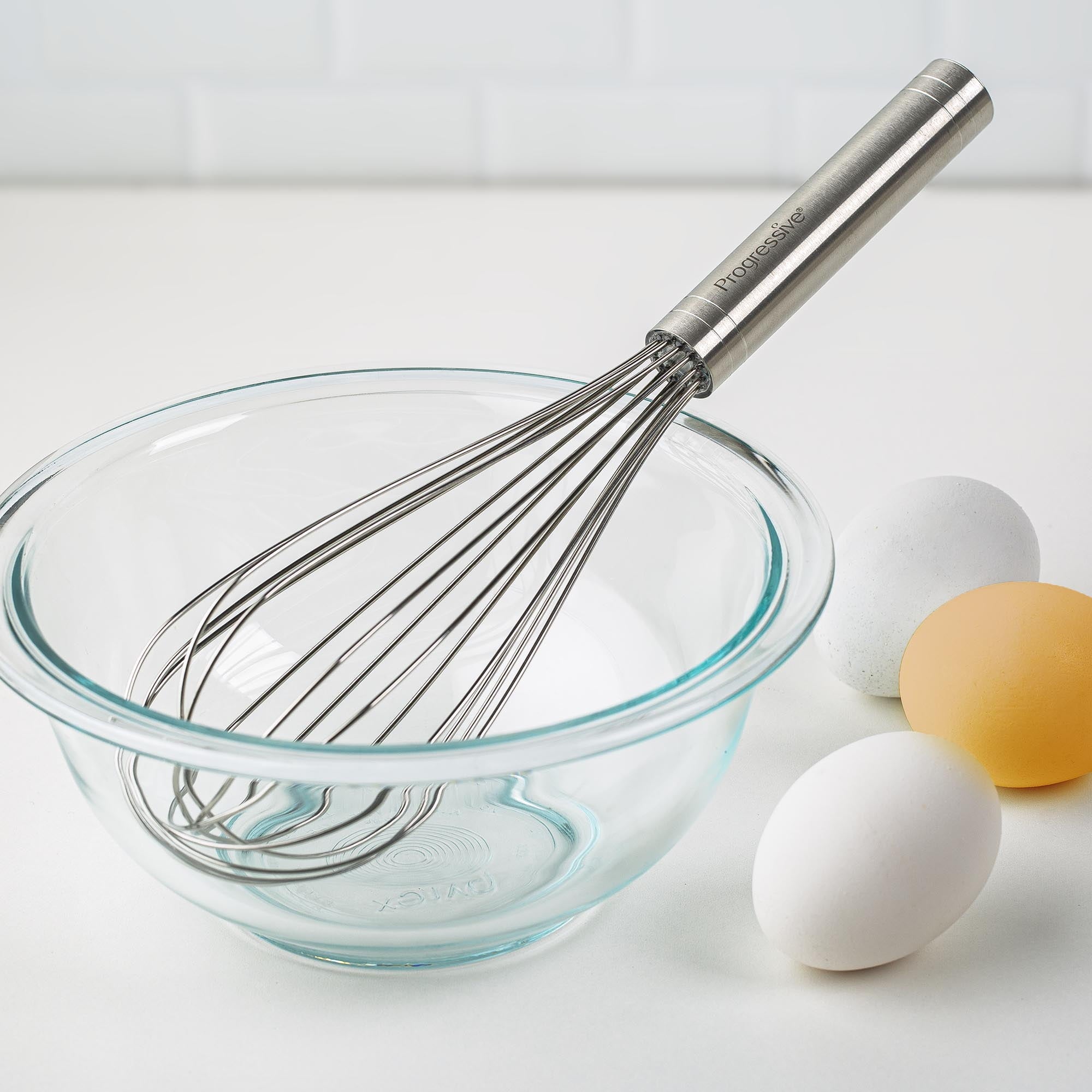 Innovative 10" Stainless Steel Balloon Whisk - Premium Stainless Steel Garlic Presser & Peeler Detail