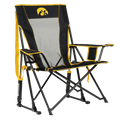 Patented Spring-Action College Comfort Pro Rocker - Iowa Hawkeyes - Choice 249 - RoadTrip Rocker Smooth Motion Camp Chair - Default Title