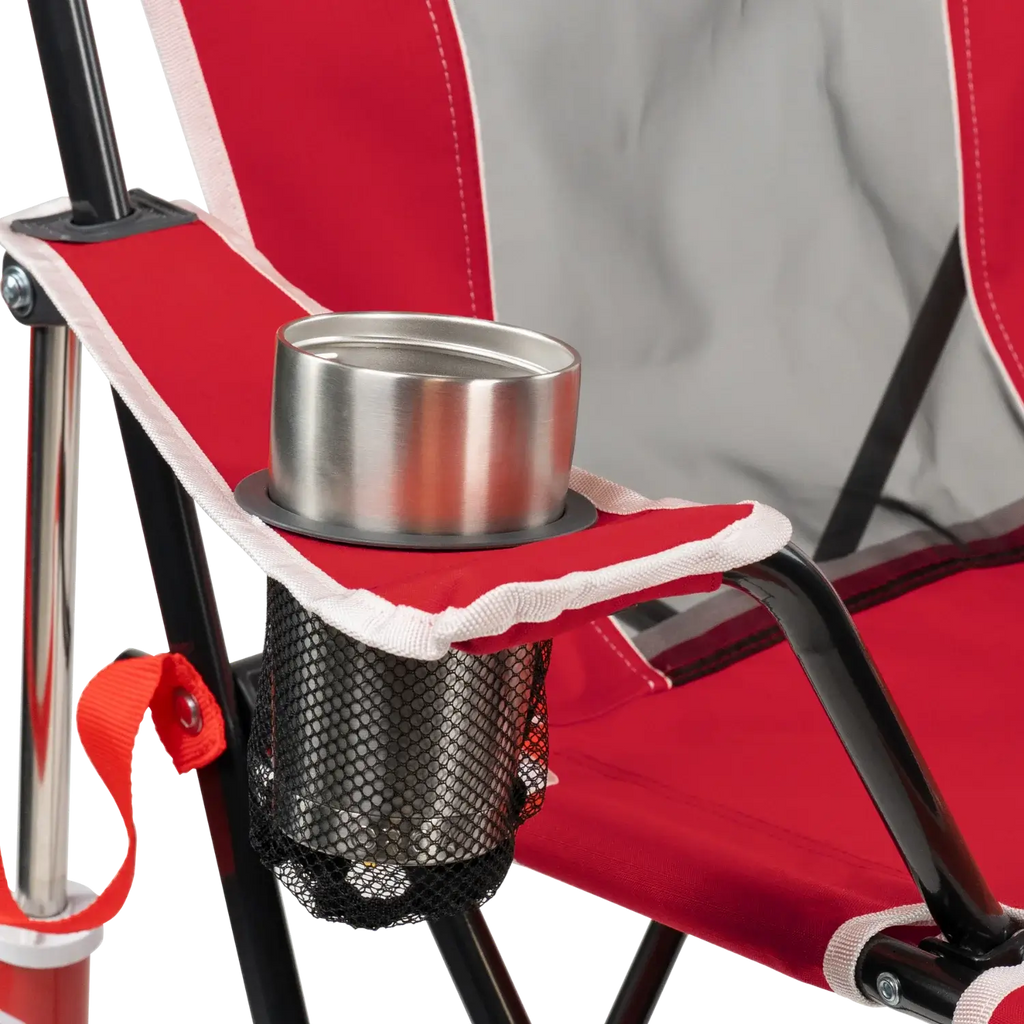 Smooth Motion College Comfort Pro Rocker - Nebraska Cornhuskers - Choice 161 - Freestyle Rocker Portable Outdoor Folding Chair Detail