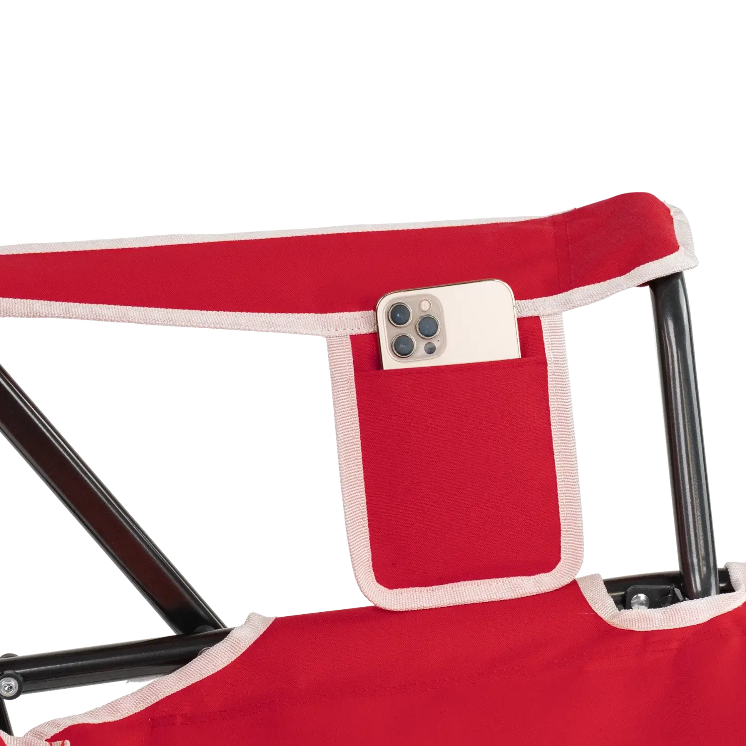 Smooth Motion College Comfort Pro Rocker - Nebraska Cornhuskers - Choice 161 - Freestyle Rocker Portable Outdoor Folding Chair Detail