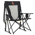 Patented Spring-Action College Comfort Pro Rocker - USC Trojans - Choice 856 - Heavy-Duty Kickback Rocker with Beverage Holder - Default Title
