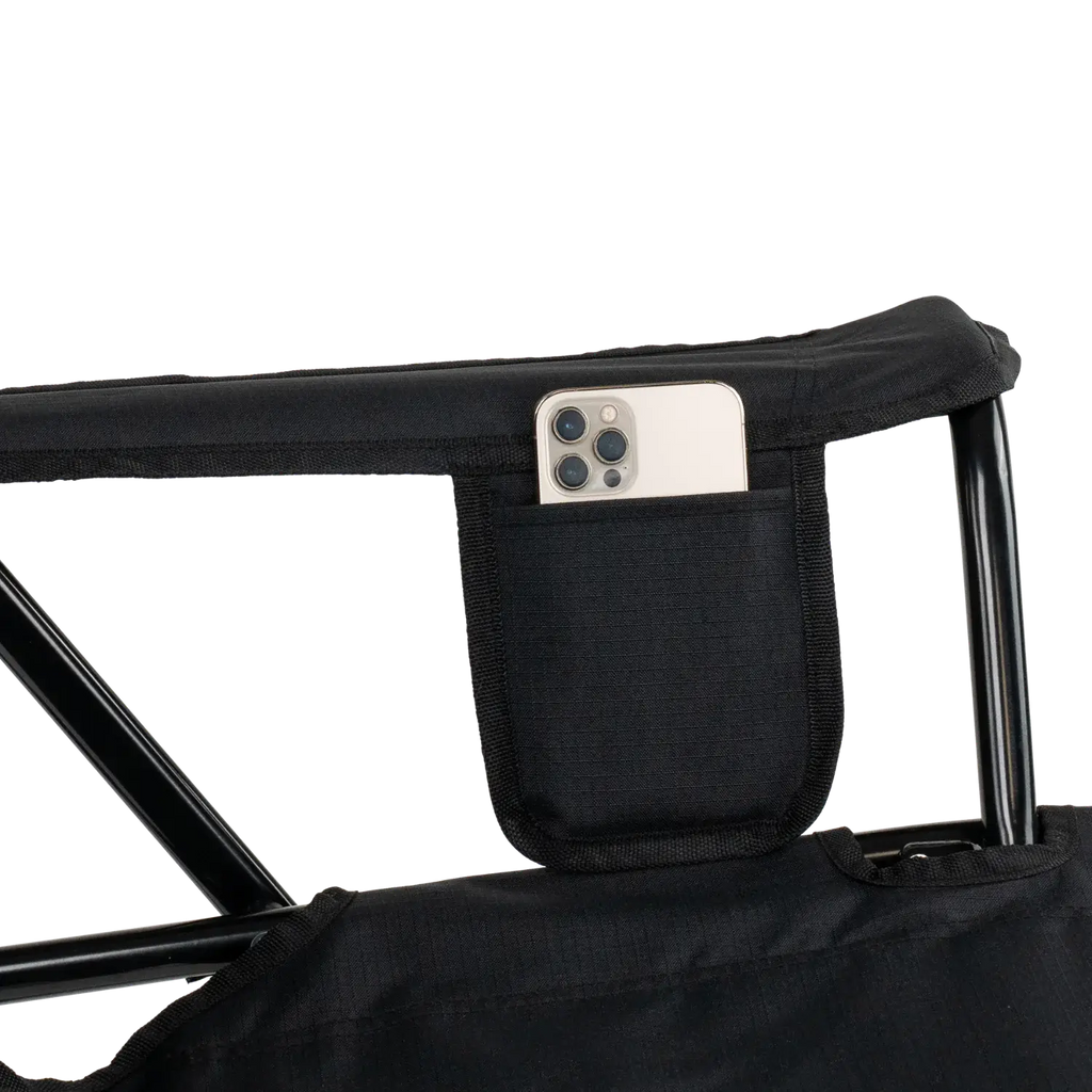 Patented Spring-Action College Comfort Pro Rocker - USC Trojans - Choice 856 - Heavy-Duty Kickback Rocker with Beverage Holder Detail
