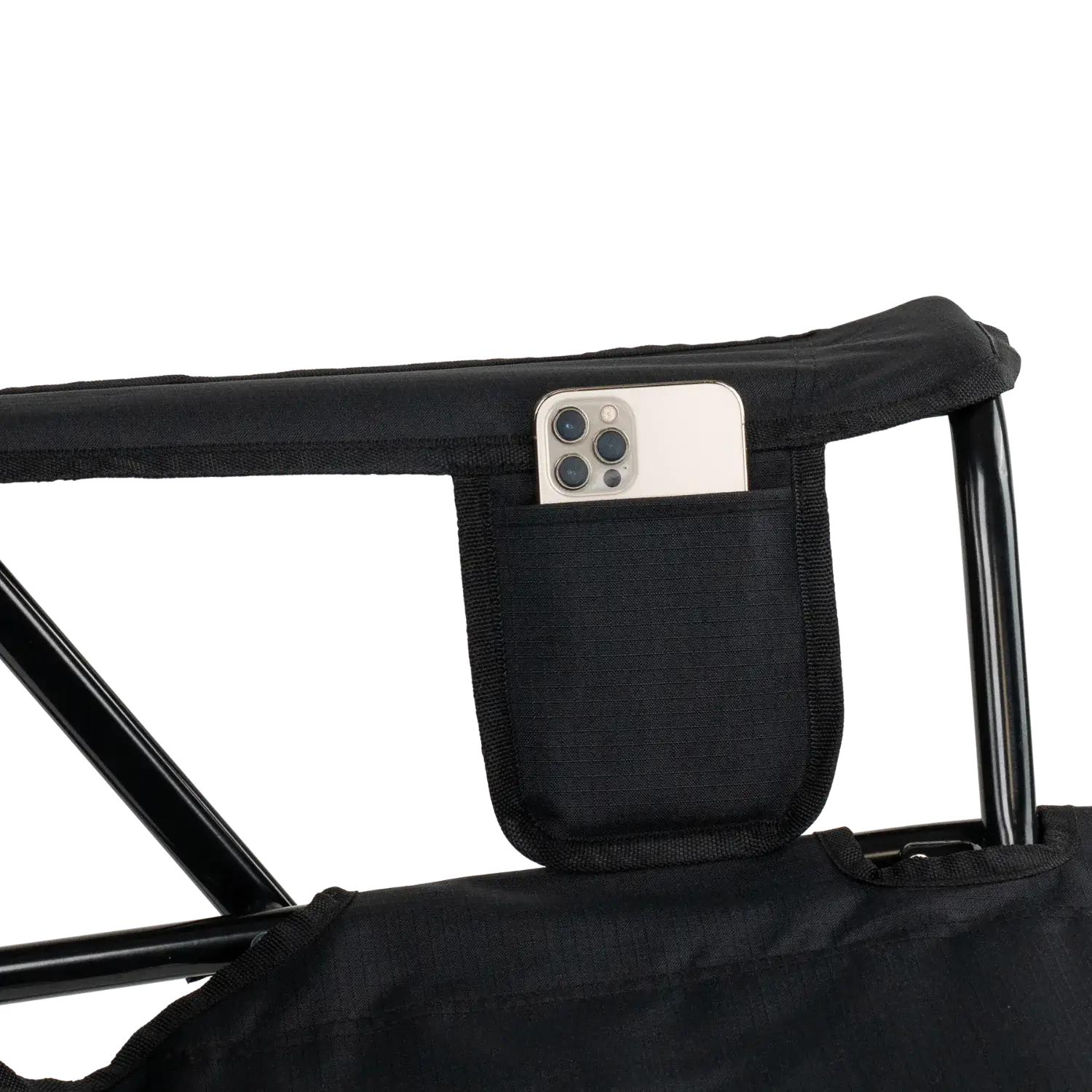 Patented Spring-Action College Comfort Pro Rocker - USC Trojans - Choice 856 - Heavy-Duty Kickback Rocker with Beverage Holder Detail