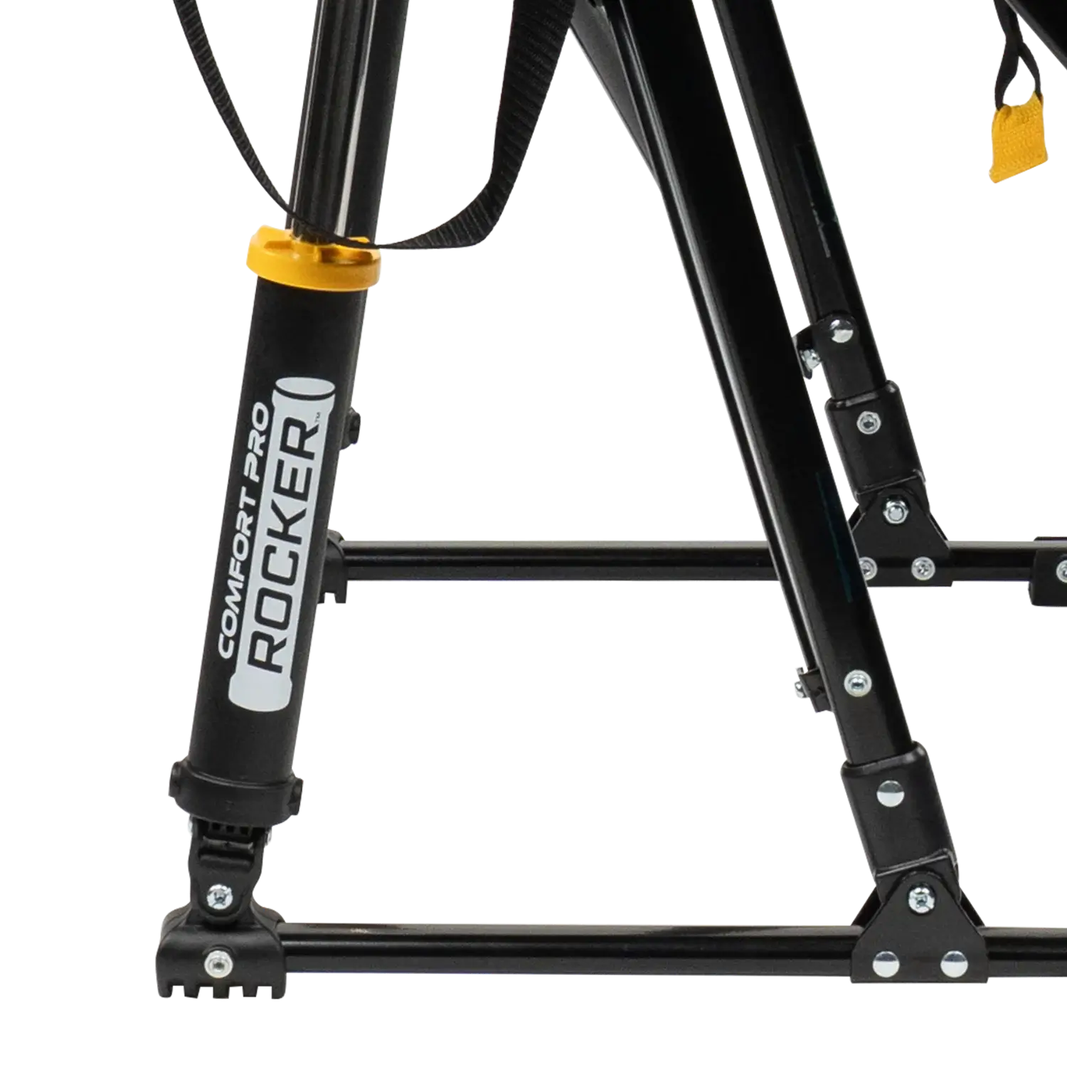 Patented Spring-Action College Comfort Pro Rocker - USC Trojans - Choice 856 - Heavy-Duty Kickback Rocker with Beverage Holder Detail