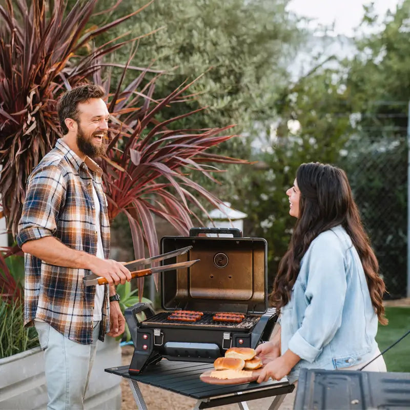 Heavy-Duty Grilling Compact Camp Table 25 - Choice 214 - Multi-Functional Heavy-Duty Grilling Table Counter Detail