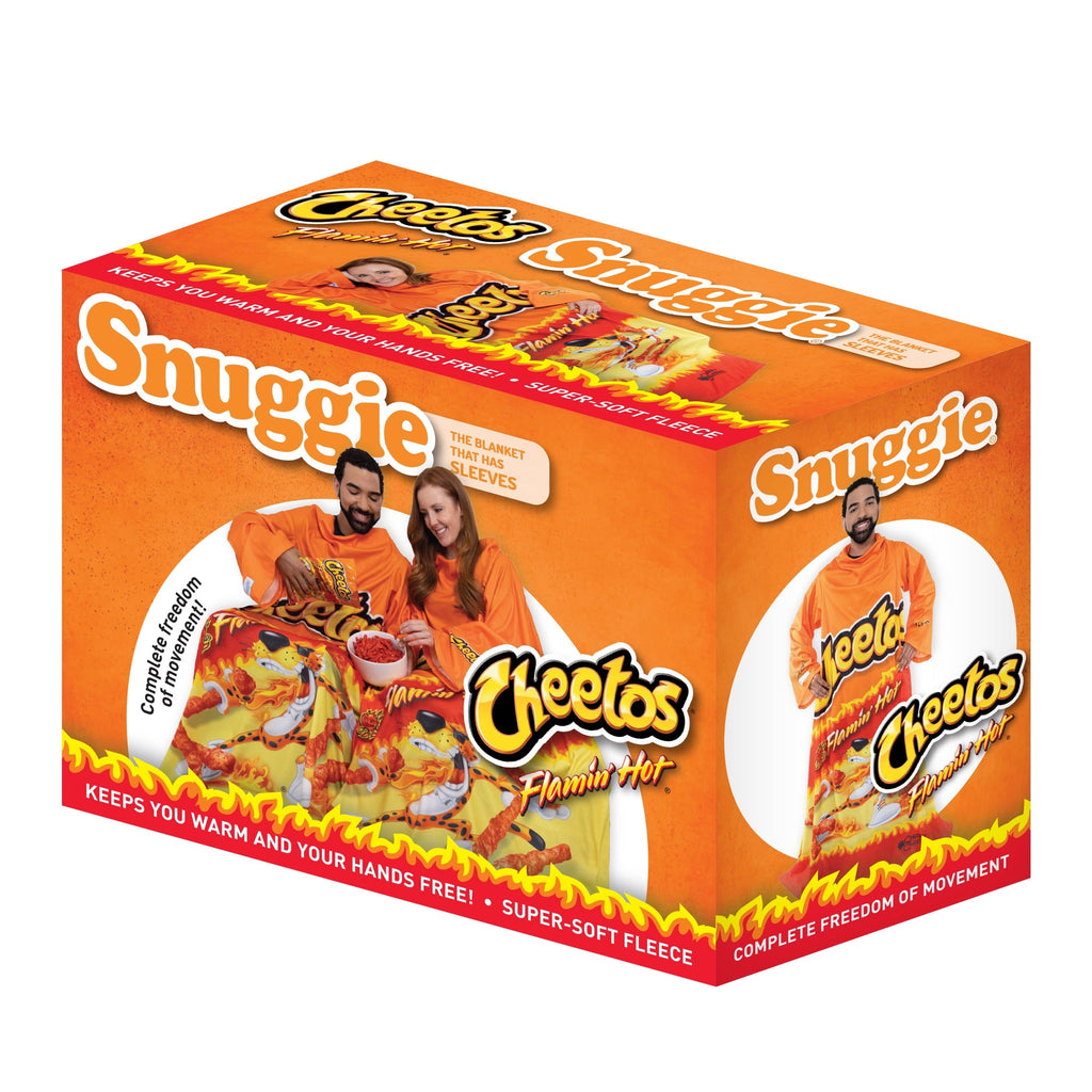 Cozy Fleece Cheetos Flaming Hot Wearable Blanket - Lightweight Plush Warm Blanket for All Seasons Detail