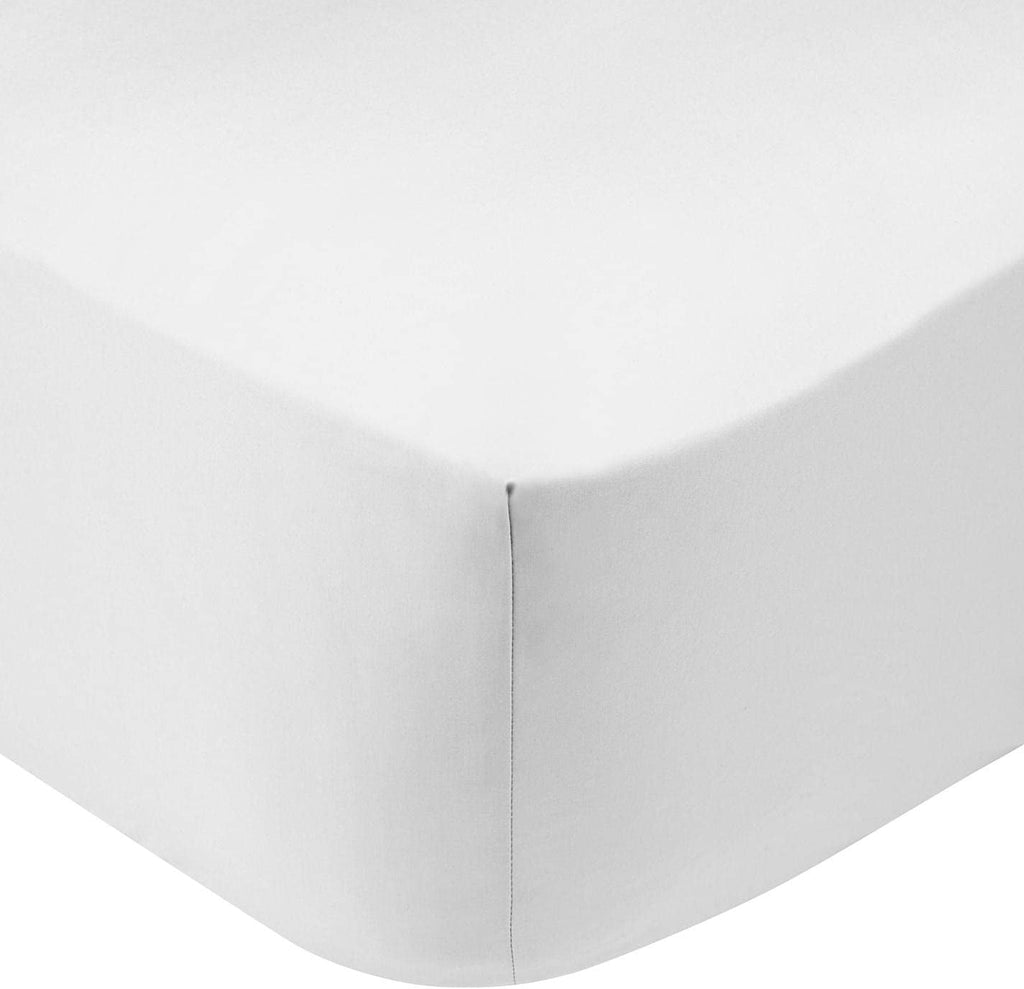 Cooling Sateen 4 Pack - Fitted Hospital Bed Sheets, Soft Knitted Jersey Knit Sheet, 36"x84"x16" - Premium Ultra-Soft Pillowcase Pair for Sleeping Detail