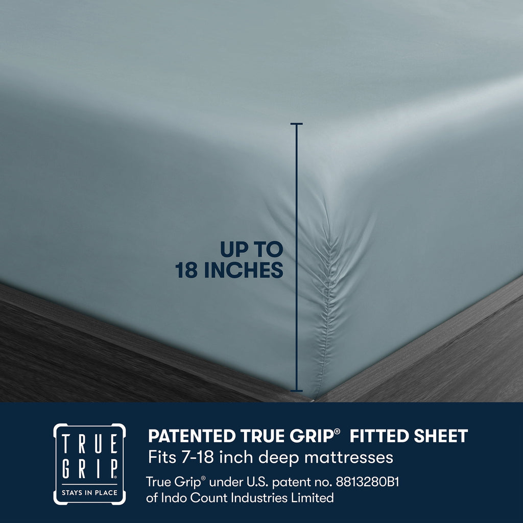 Ultra-Soft 6-Piece 800 Thread Count Lead Cotton Rich Adult Bed Sheet Set, King - Deep Pocket - Cooling Hotel Quality Bedding Sheets and Pillowcases Detail