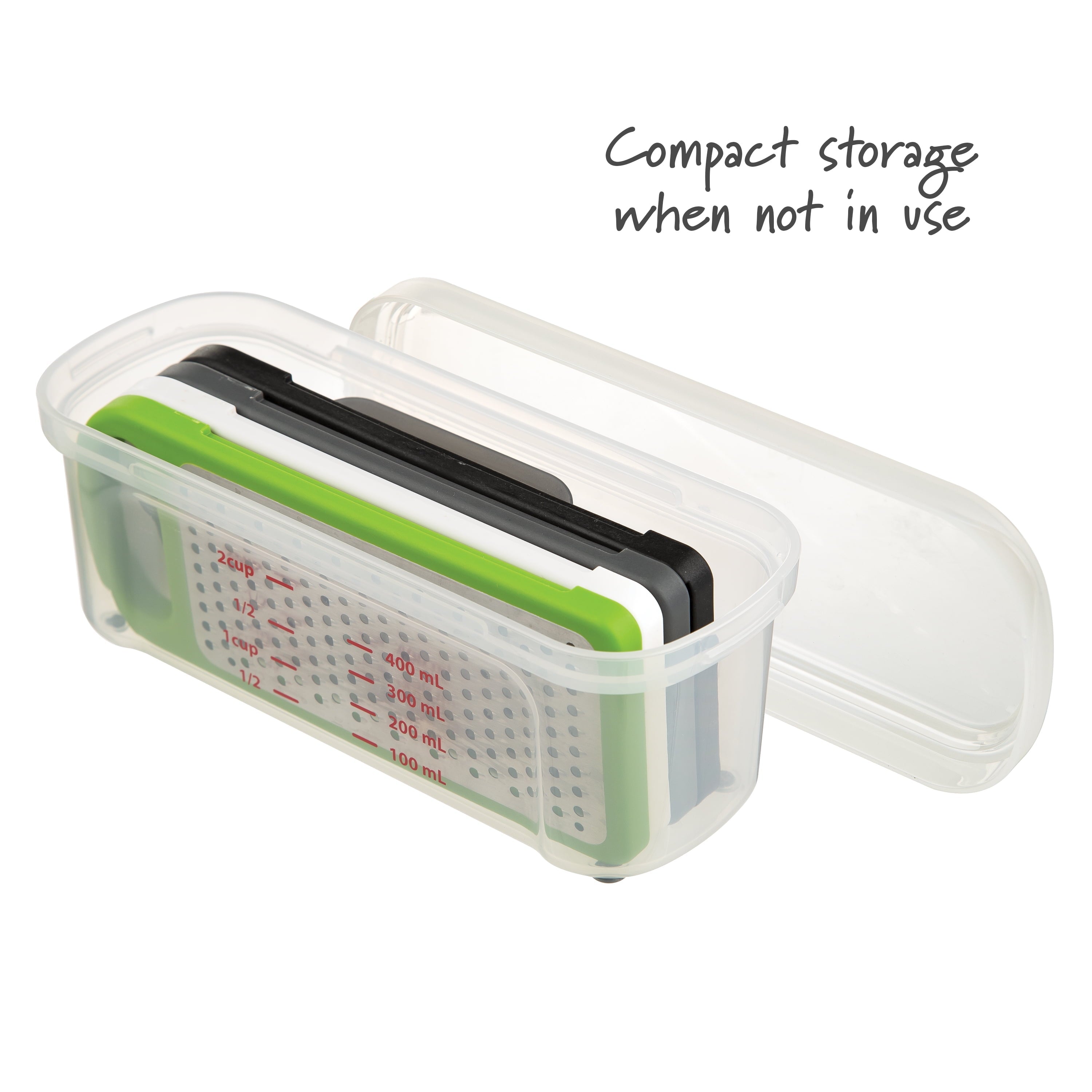 Innovative Compact Grate & Slice Set - Innovative Kitchen Helper for Modern Cooking Detail