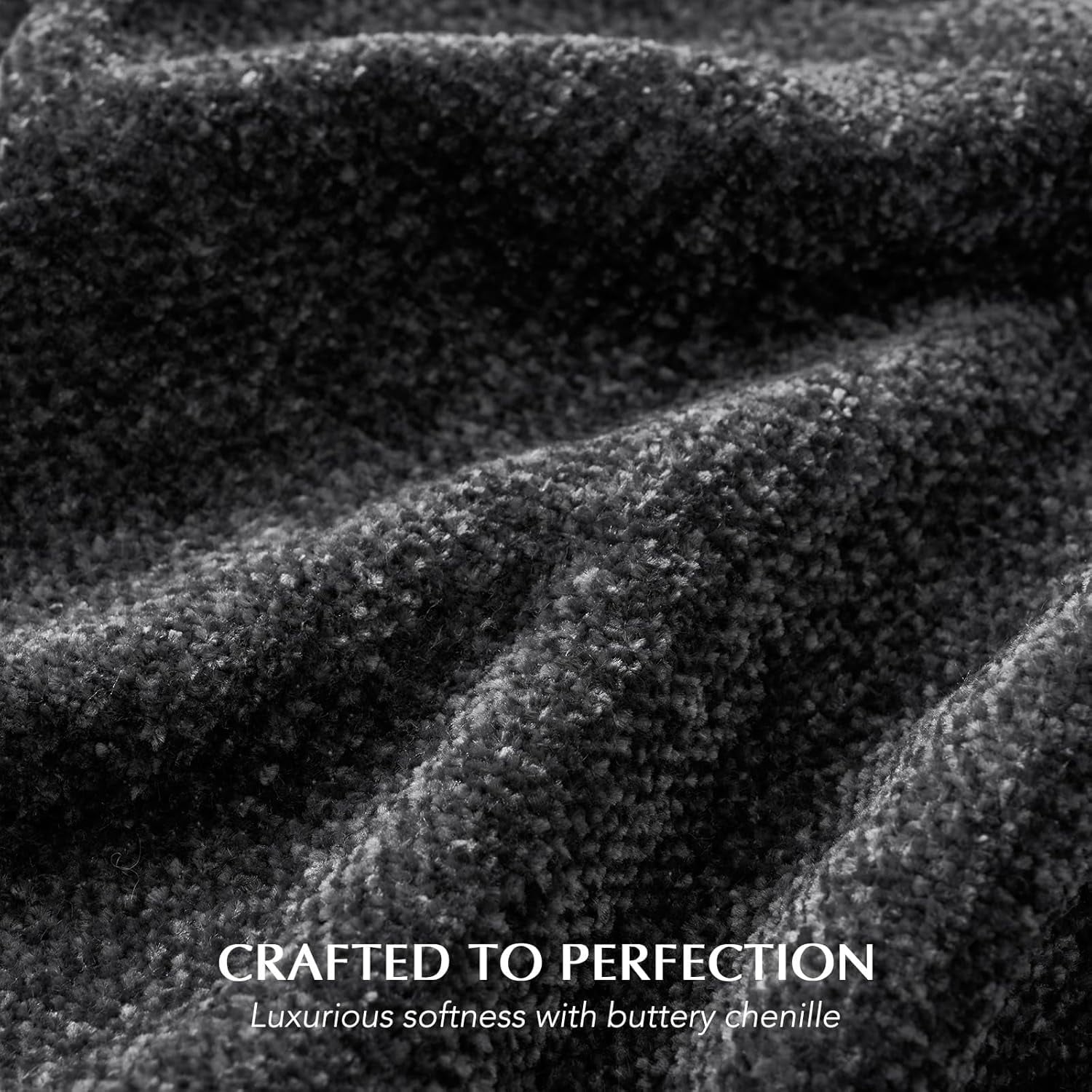 Lightweight Warm Soft Chenille Throw Blanket for Couch, Cozy Plush Fuzzy Decorative Chenille Knit Throw Blanket with Tassels, Lightwei... - Super Soft Reversible Sherpa Flannel Blanket Detail