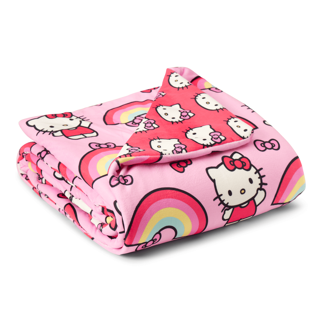 Reversible Sherpa Kids Squishy Cloud Throw Blanket, 46 x 60 inches - Cozy Fleece Throw Blanket for Couch & Bed Detail
