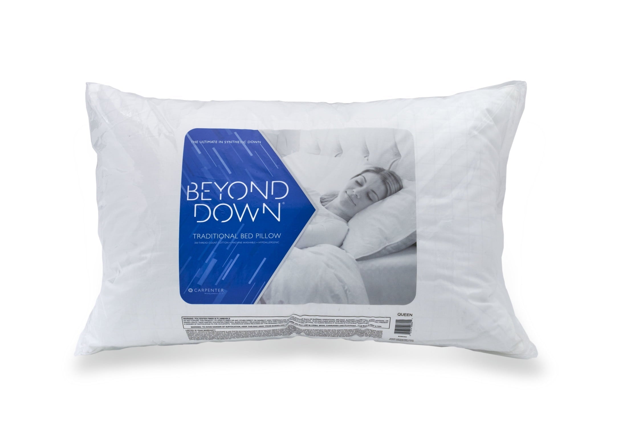 Ergonomic Memory Foam Bed Pillows, 2-pack, Jumbo - Ergonomic Memory Foam Pillow for Neck Pain Support Detail