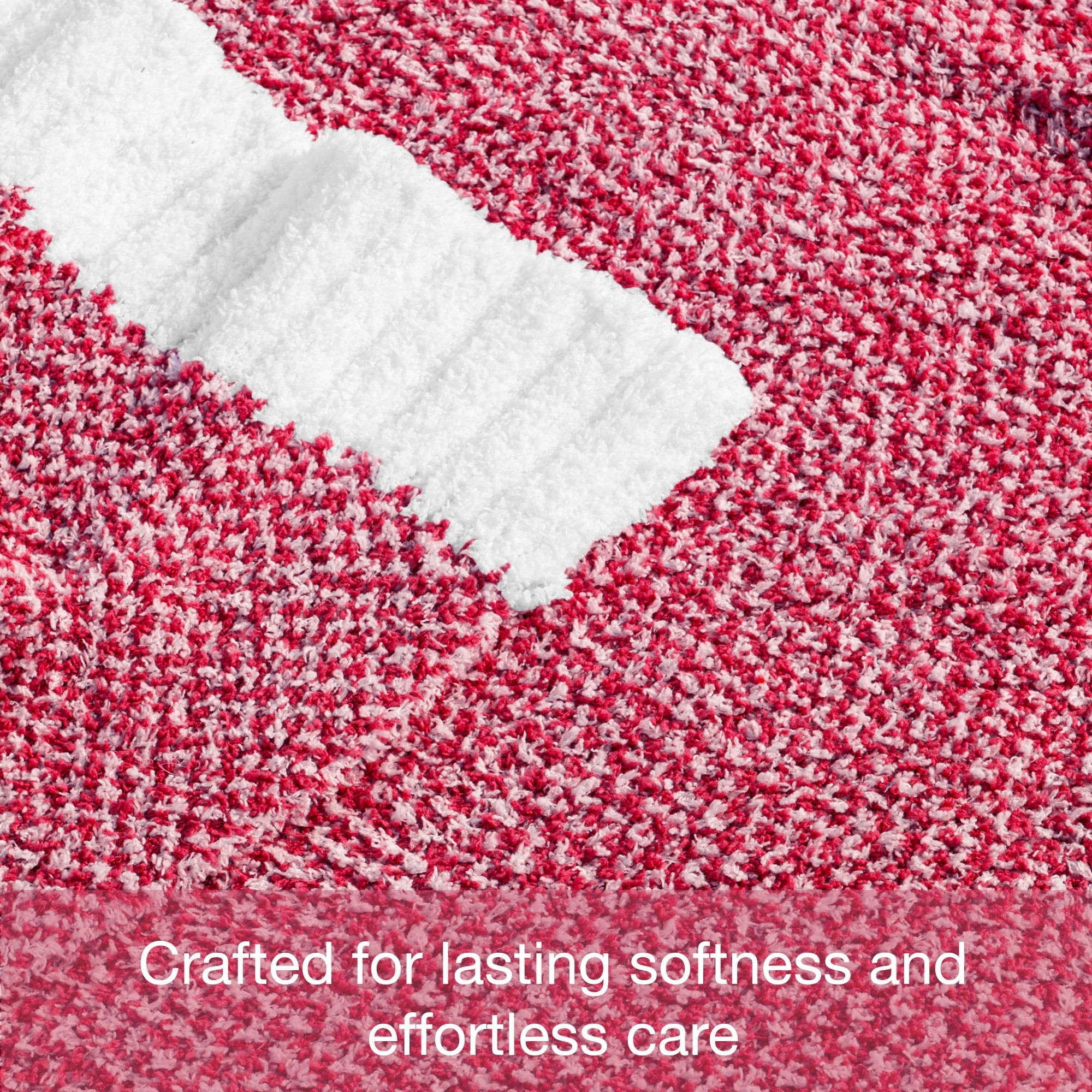 Reversible Sherpa Knit Throw Blanket, Ultra Soft Cozy Fluffy Blankets, Lightweight Fuzzy Plush Throw for Couch and Bed, Mixed Red, 50"x60" - Cozy Fleece Throw Blanket for Couch & Bed Detail